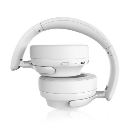 Niceboy Stellar - Kabellose Kopfhörer mit Mikrofon und ANC 400 mAh IPX4 weiß