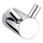 NIMCO BR 11053-26 - Wandhaken BORMO glänzendes Chrom