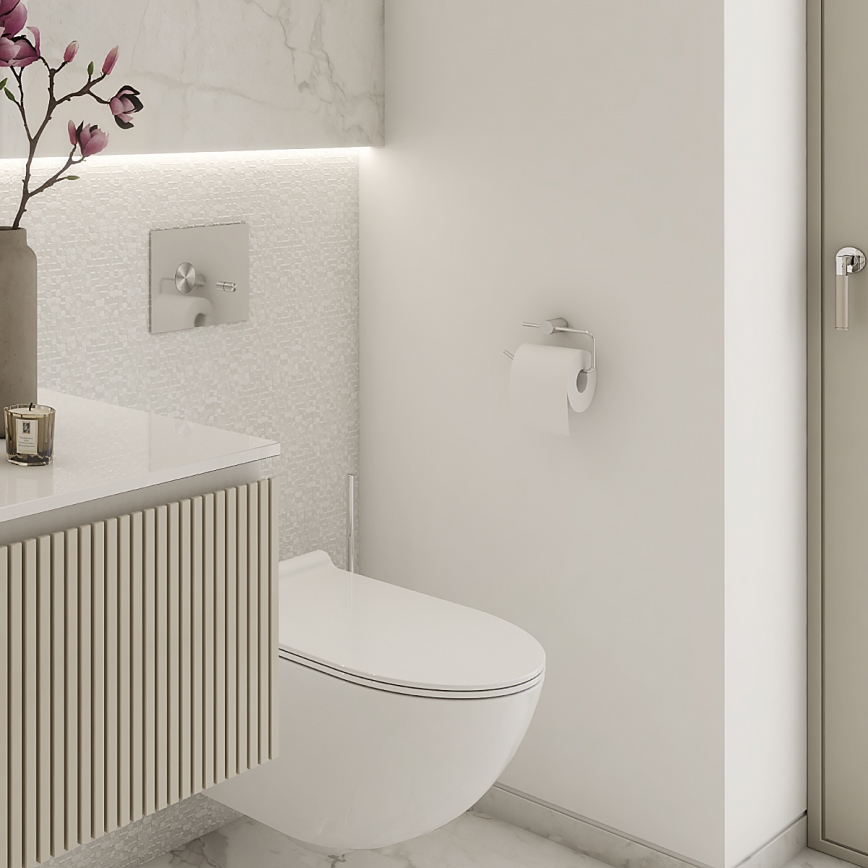 NIMCO BR 11055-26 - Toilettenpapierhalter BORMO glänzendes Chrom