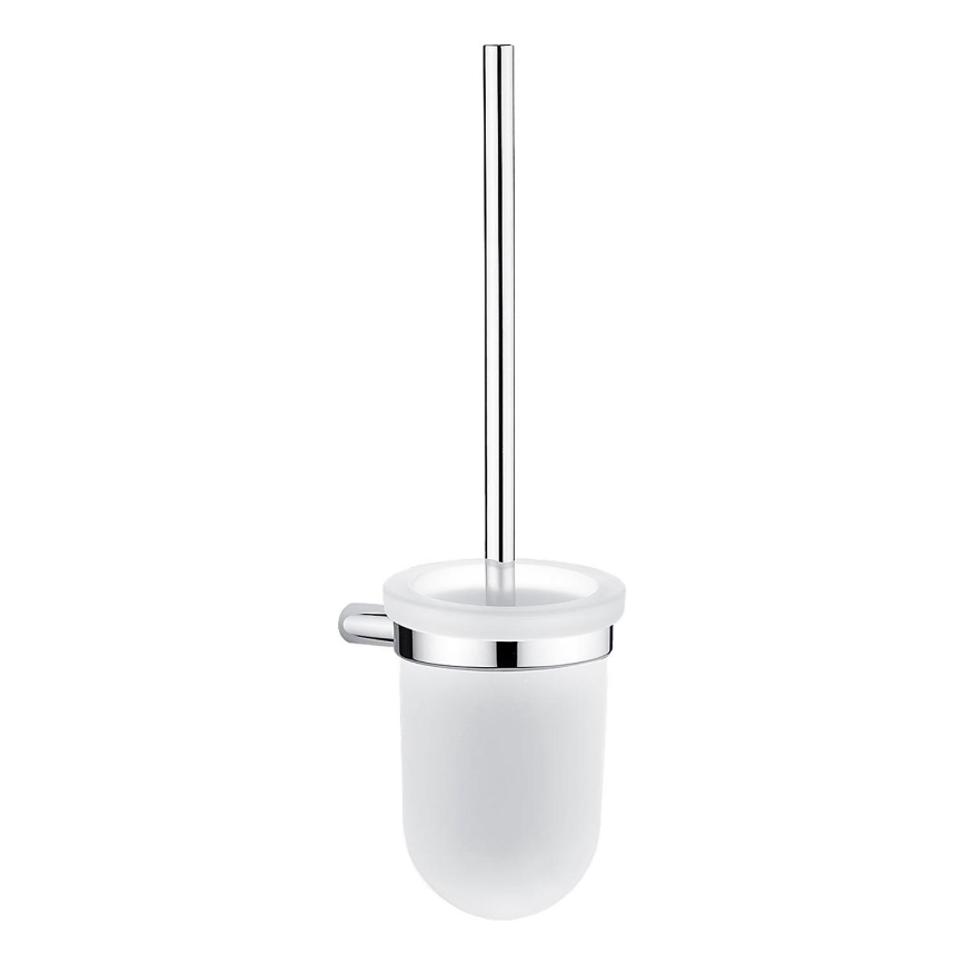 NIMCO BR 11094WN-26 - Toilettenbürste wandmontiert BORMO matt Glas/glänzendes Chrom