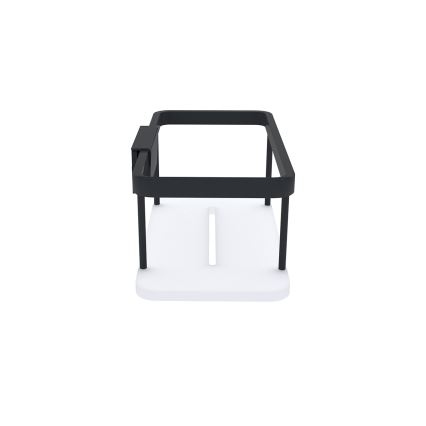 NIMCO Ki-14015-B-90 - Wandablage für Dusche KIBO matt schwarz/weiß