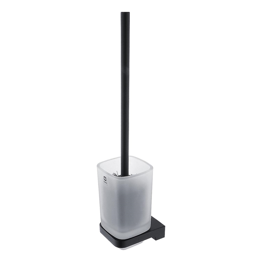 NIMCO MAC 29094CN-90 - Toilettenbürste wandmontiert MAYA matt Glas/matt schwarz