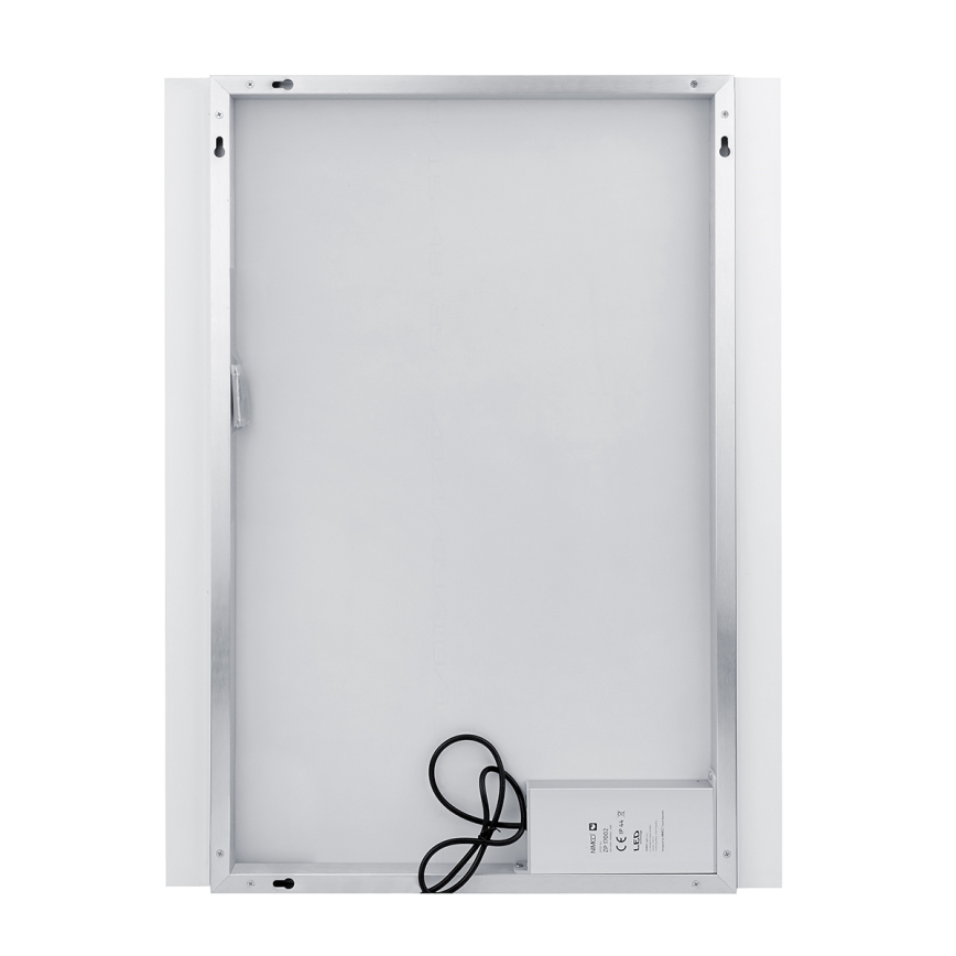 NIMCO ZP 11003 - LED-Badezimmerspiegel mit Hintergrundbeleuchtung LED/21W/230V 6500K 70x80 cm IP44