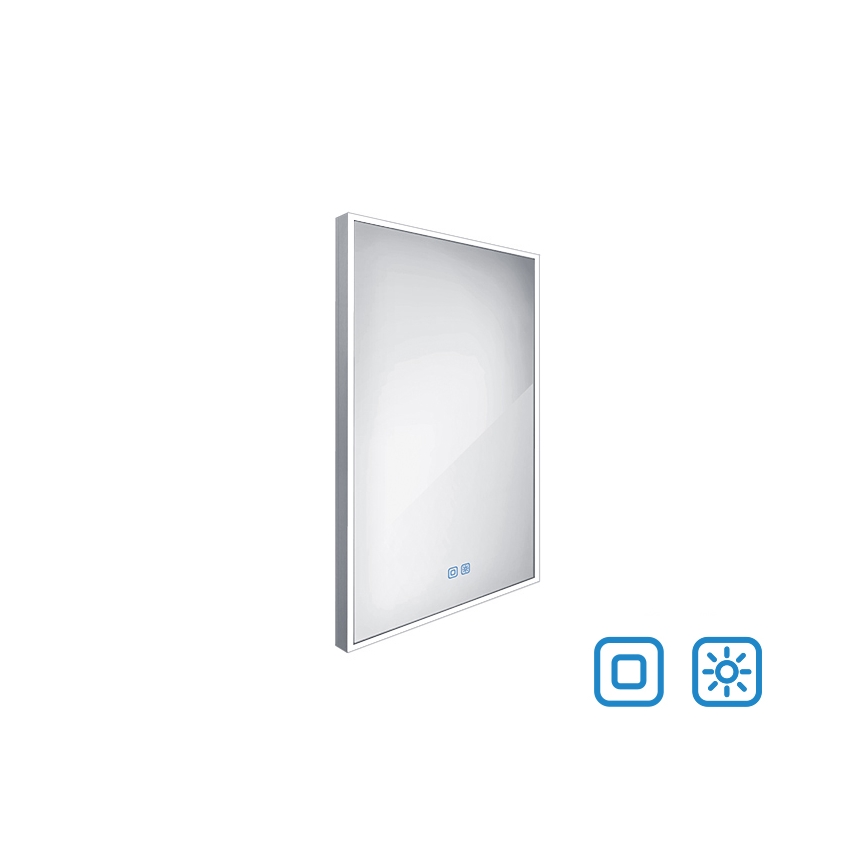 NIMCO ZP 13001VX - Dimmbarer LED-Badezimmerspiegel mit Hintergrundbeleuchtung LED/35W/230V 3000-6500K 70x50 cm IP44
