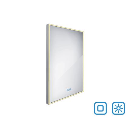 NIMCO ZP 13001VX - Dimmbarer LED-Badezimmerspiegel mit Hintergrundbeleuchtung LED/35W/230V 3000-6500K 70x50 cm IP44