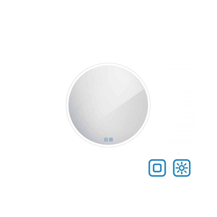 NIMCO ZP 26000RVX - dimmbarer, hintergrundbeleuchteter Badezimmerspiegel LED/26W/230V 3000-6500K Ø 60 cm IP44