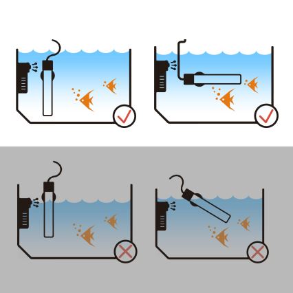 Nobleza - 100 W Edelstahl-Aquarienheizer