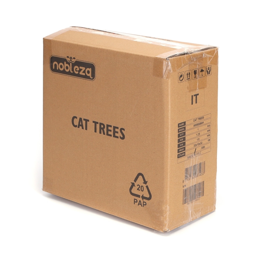 Nobleza - Kratzbaum für Katzen braun/beige