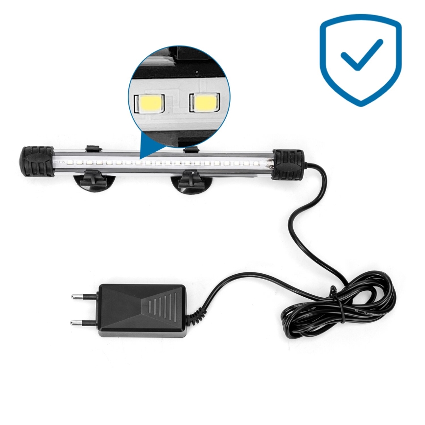 Nobleza - LED Aquarium-Beleuchtung LED/1W/230V IPX7 20 cm