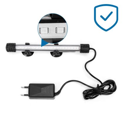 Nobleza - LED Aquarium-Beleuchtung LED/1W/230V IPX7 20 cm