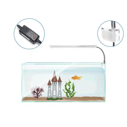 Nobleza - LED Aquarium-Beleuchtung LED/6W/230V IPX7 23 cm