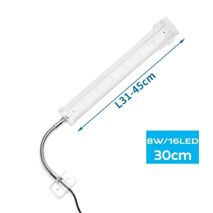 Nobleza - LED Aquarium-Beleuchtung LED/8W/230V IPX7 30 cm