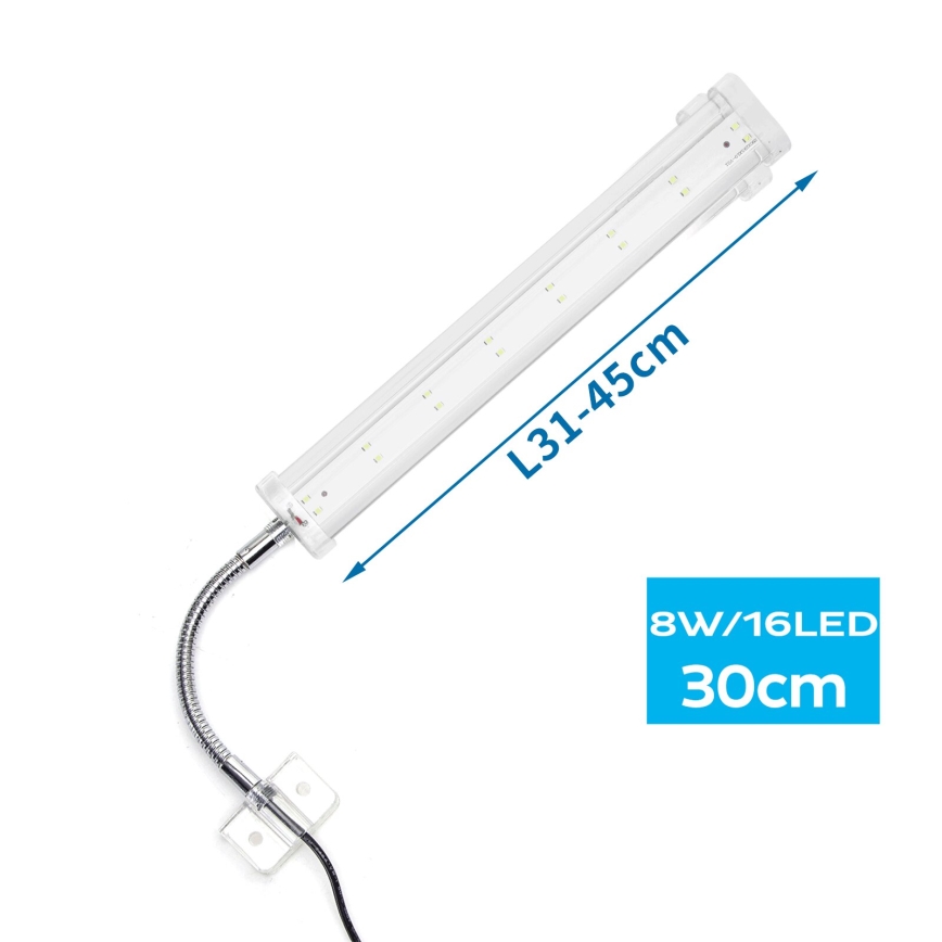 Nobleza - LED Aquarium-Beleuchtung LED/8W/230V IPX7 30 cm