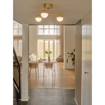Nordlux - Anbauleuchte CONTINA 3xG9/5W/230V Messing