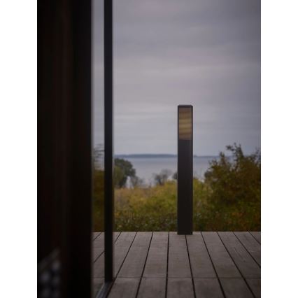 Nordlux - Außenleuchte SIDARA 1xE27/15W/230V IP44 95 cm schwarz