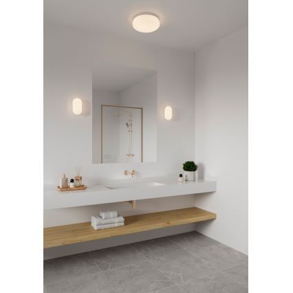 Nordlux - Badezimmer-Wandleuchte FOAM 1xE27/55W/230V IP44 weiß
