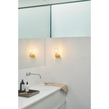 Nordlux - Badezimmer-Wandleuchte TUTAN 1xE14/25W/230V IP44 Messing