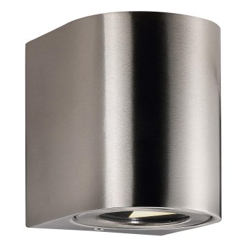 Nordlux - CANTO LED-Außenwandleuchte 2xLED/6W/230V IP44 Edelstahl