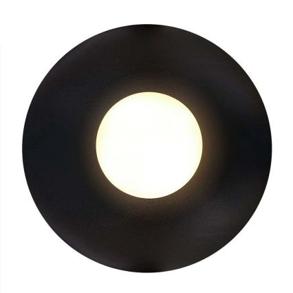 Nordlux - Deckenleuchte für Badezimmer SIONA 1xE27/60W/230V IP44 schwarz