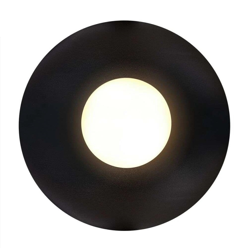 Nordlux - Deckenleuchte für Badezimmer SIONA 1xE27/60W/230V IP44 schwarz