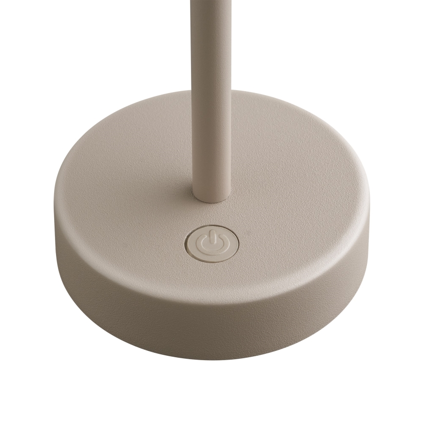 Nordlux - Dimmbare, aufladbare LED-Outdoor-Tischleuchte ELLEN LED/2,8W/3,7V IP44 beige