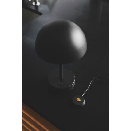 Nordlux - Dimmbare, aufladbare LED-Outdoor-Tischleuchte ELLEN LED/2,8W/3,7V IP44 schwarz