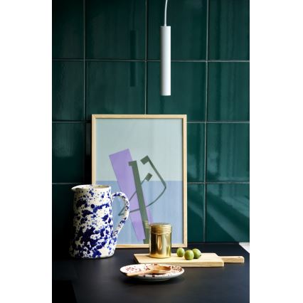 Nordlux - Dimmbare LED-Hängeleuchte an Schnur OMARI LED/4,4W/230V weiß