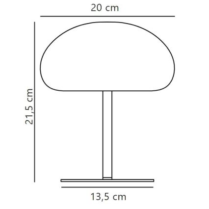Nordlux - Dimmbare LED-Outdoor-Tischleuchte SPONGE LED/4,8W/3,7V IP65