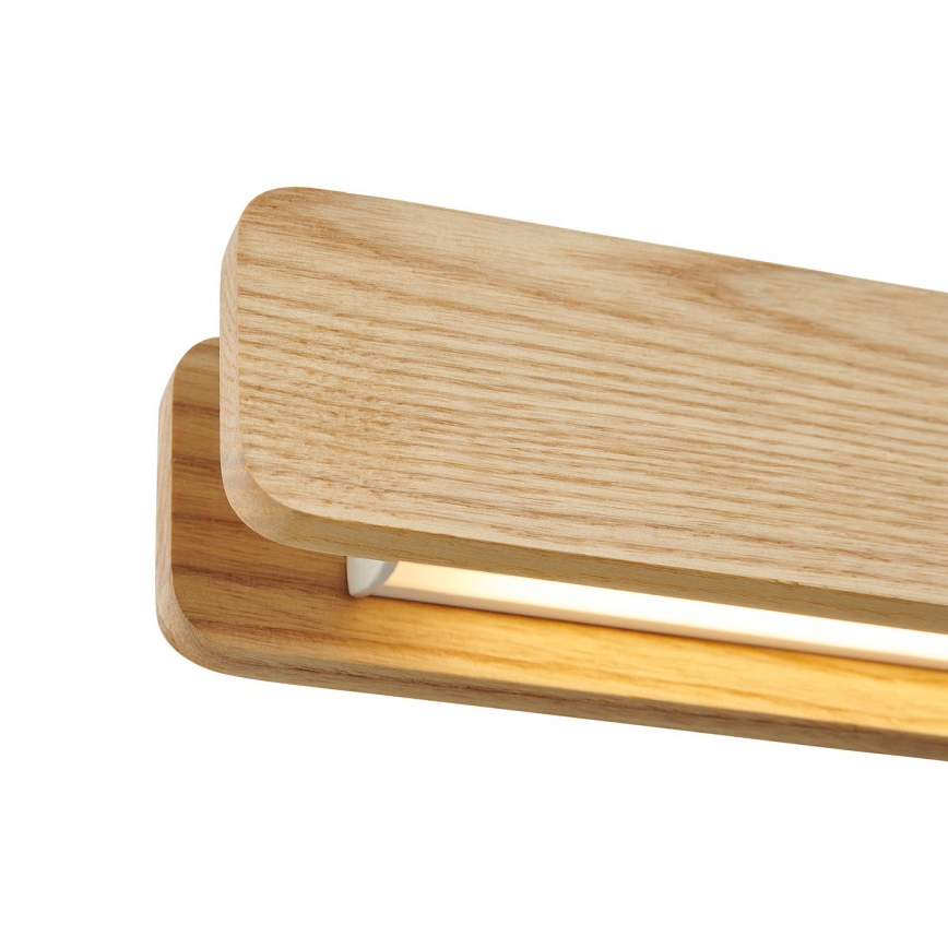 Nordlux - ILGAS LED-Pendelleuchte, dimmbar, 47W/230V, 3000K, Beige/Weiß/Esche, 115 cm