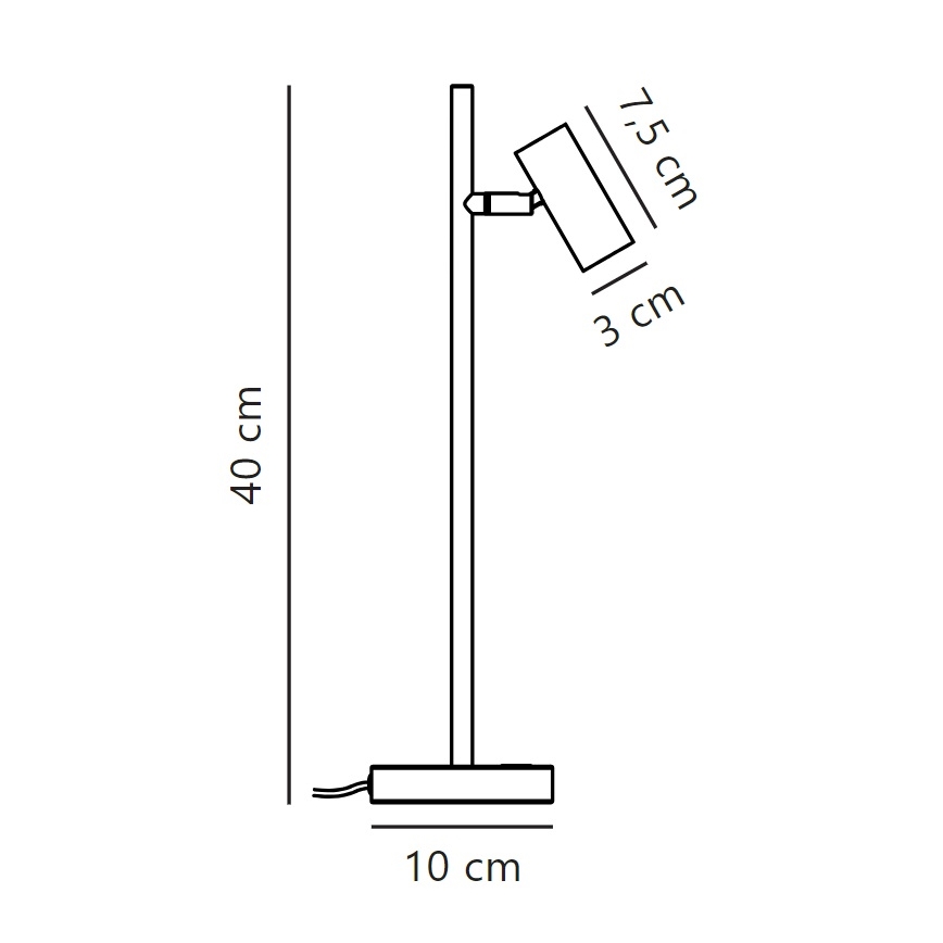 Nordlux - Dimmbare LED-Tischleuchte OMARI LED/3,2W/230V weiß