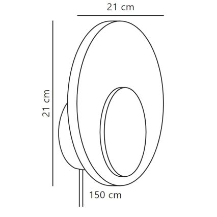 Nordlux - Dimmbare LED-Wandleuchte MARSI LED/7W/230V grün