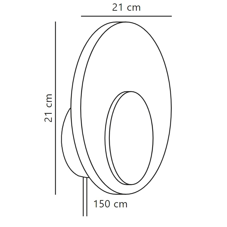 Nordlux - Dimmbare LED-Wandleuchte MARSI LED/7W/230V grün