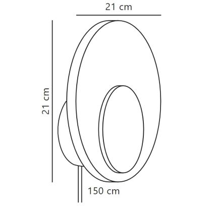 Nordlux - Dimmbare LED-Wandleuchte MARSI LED/7W/230V weiß