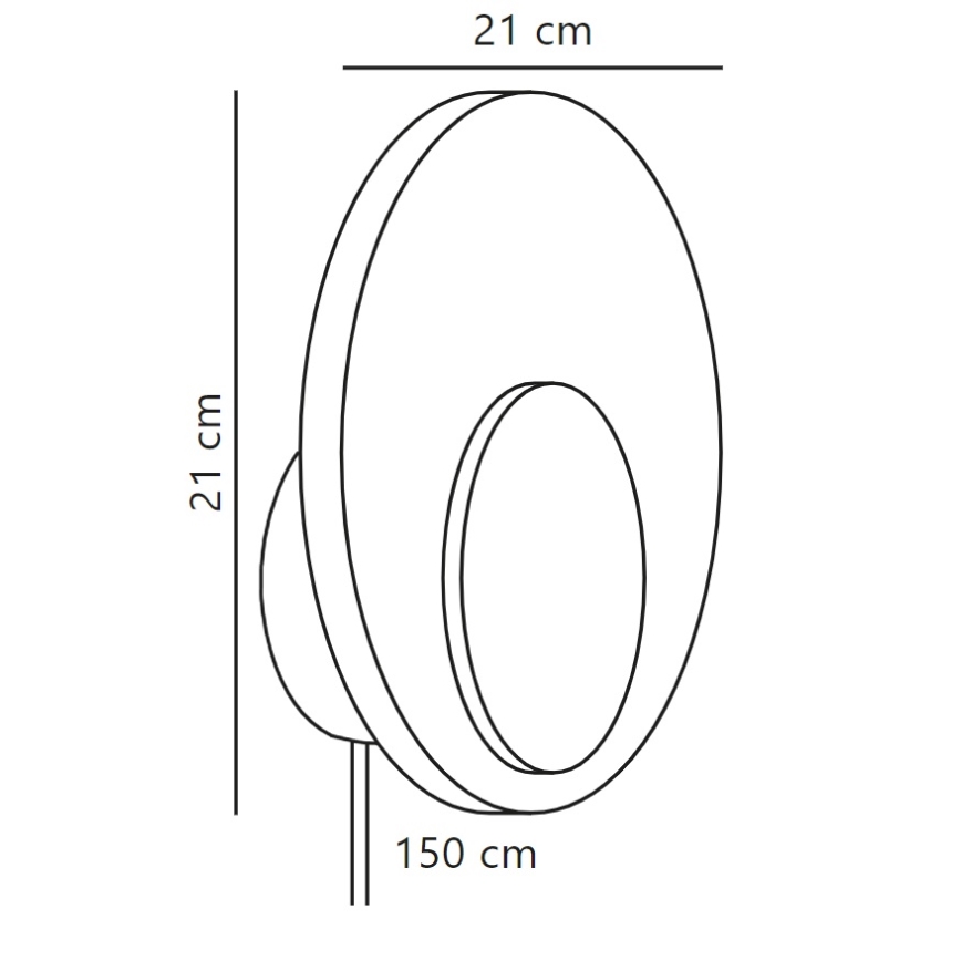 Nordlux - Dimmbare LED-Wandleuchte MARSI LED/7W/230V weiß
