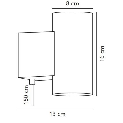 Nordlux - Dimmbare LED-Wandleuchte MONA LED/10W/230V CRI 90