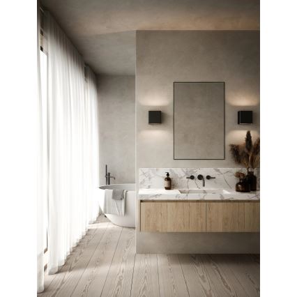 Nordlux - dimmbare LED-Außenwandleuchte TURN LED/13,8W/230V IP54 schwarz