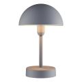 Nordlux - Dimmbare, wiederaufladbare Außen-Tischlampe ELLEN LED/2,8W/3,7V 2200 mAh IP44 grau