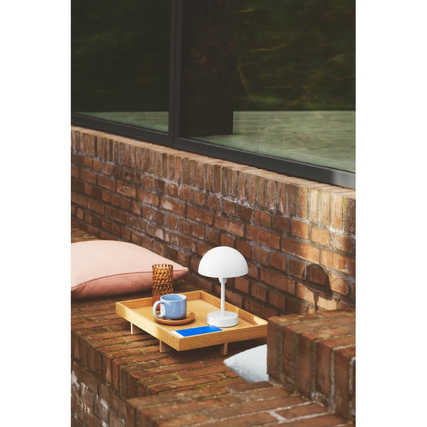 Nordlux - LED dimmbar und wiederaufladbar Außen-Tischlampe ELLEN LED/2,8W/3,7V 2200 mAh IP44 weiß