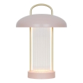 Nordlux - Dimmbare, wiederaufladbare Touch-Tischlampe MIRANO LED/3W/3,7V rosa
