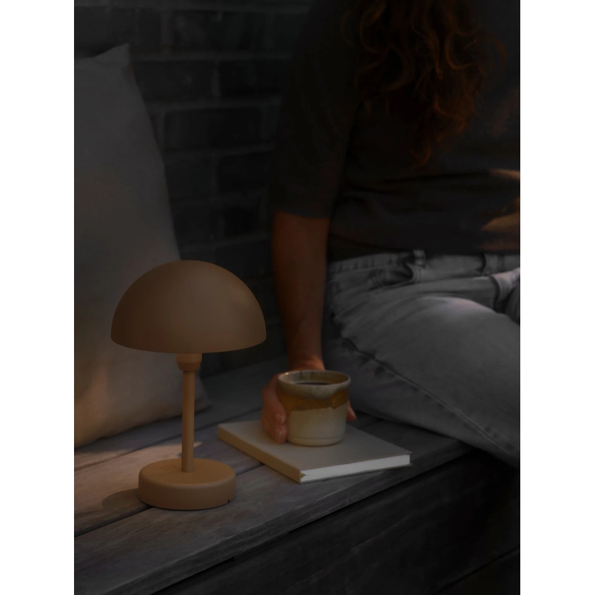 Nordlux - LED-dimmbare, wiederaufladbare Außen-Tischlampe ELLEN LED/2,8W/3,7V 2200 mAh IP44 braun