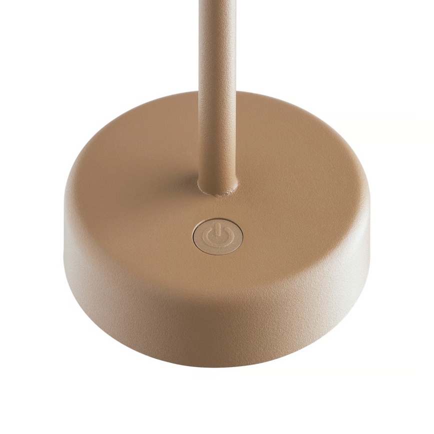 Nordlux - LED-dimmbare, wiederaufladbare Außen-Tischlampe ELLEN LED/2,8W/3,7V 2200 mAh IP44 braun