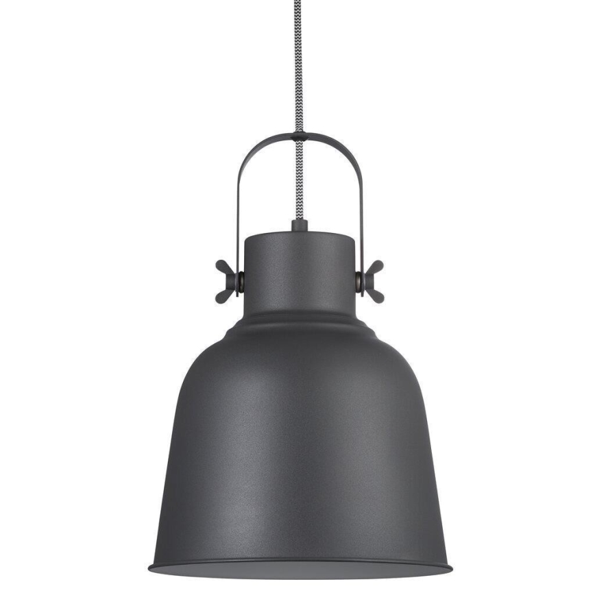Nordlux - Hängeleuchte an Schnur ADRIAN 1xE27/40W/230V d 25 cm anthrazit