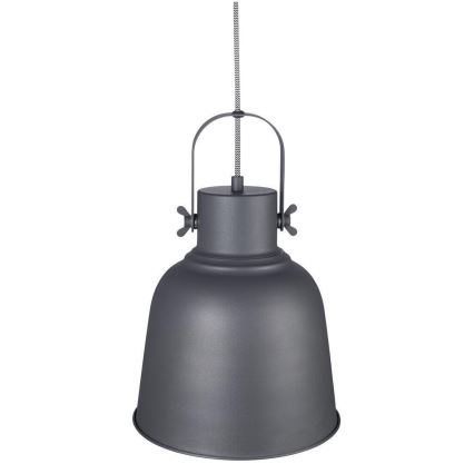 Nordlux - Hängeleuchte an Schnur ADRIAN 1xE27/40W/230V d 25 cm anthrazit