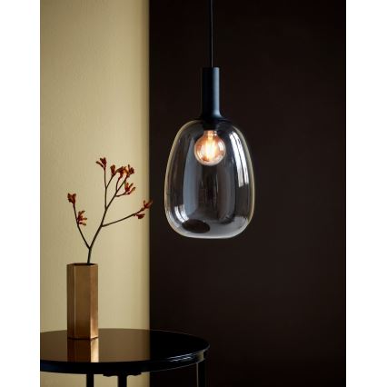 Nordlux - Hängeleuchte an Schnur ALTON 1xE27/60W/230V schwarz