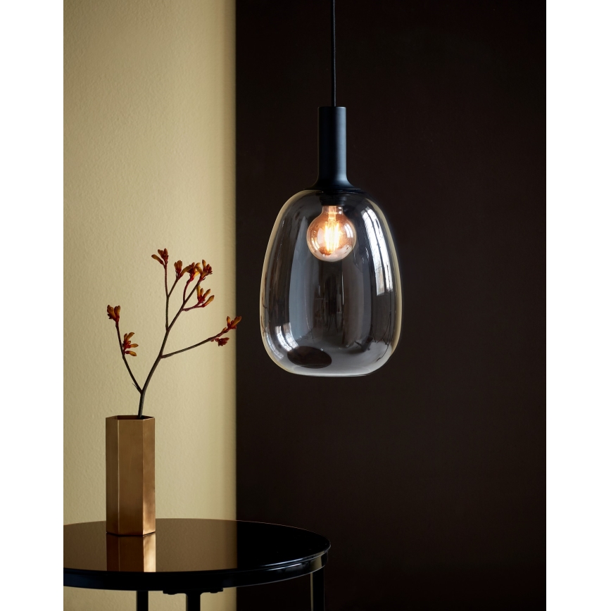 Nordlux - Hängeleuchte an Schnur ALTON 1xE27/60W/230V schwarz