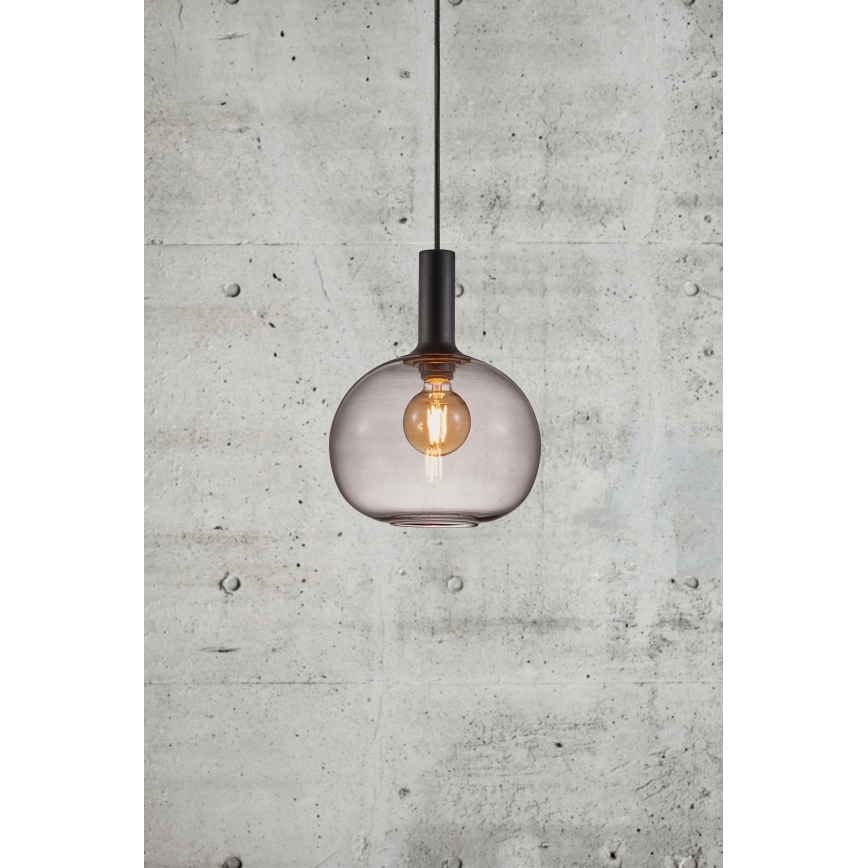 Nordlux - Hängeleuchte an Schnur ALTON 1xE27/60W/230V schwarz