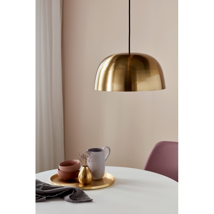 Nordlux - Hängeleuchte an Schnur CERA 1xE27/60W/230V golden