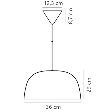 Nordlux - Hängeleuchte an Schnur CERA 1xE27/60W/230V golden