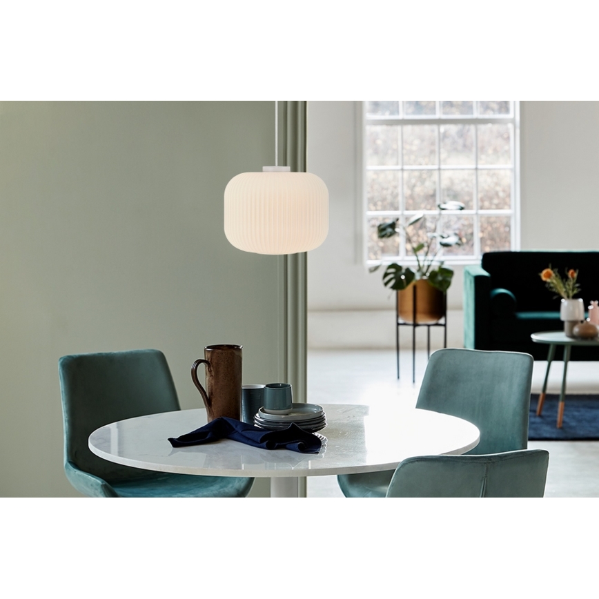 Nordlux - Hängeleuchte an Schnur MILFORD 1xE27/40W/230V d 30 cm