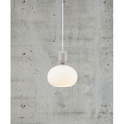 Nordlux - Hängeleuchte an Schnur NOTTI 1xE27/40W/230V grau